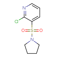2-chloro-3-(pyrrolidine-1-sulfonyl)pyridine
