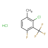 2-chloro-4-fluoro-1-methyl-3-(trifluoromethyl)benzene hydrochloride