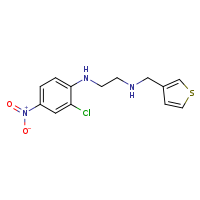 2-chloro-4-nitro-N-{2-[(thiophen-3-ylmethyl)amino]ethyl}aniline