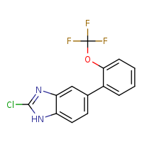 2-chloro-5-[2-(trifluoromethoxy)phenyl]-1H-1,3-benzodiazole