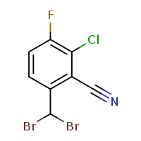 2-chloro-6-(dibromomethyl)-3-fluorobenzonitrile