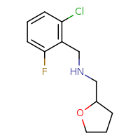 [(2-chloro-6-fluorophenyl)methyl](oxolan-2-ylmethyl)amine