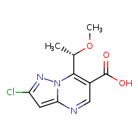 2-chloro-7-[(1S)-1-methoxyethyl]pyrazolo[1,5-a]pyrimidine-6-carboxylic acid
