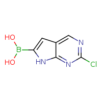 2-chloro-7H-pyrrolo[2,3-d]pyrimidin-6-ylboronic acid