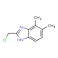 2-(chloromethyl)-4,5-dimethyl-1H-1,3-benzodiazole
