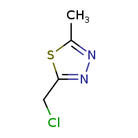2-(chloromethyl)-5-methyl-1,3,4-thiadiazole