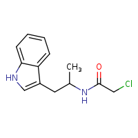 2-chloro-N-[1-(1H-indol-3-yl)propan-2-yl]acetamide