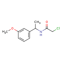 2-chloro-N-[1-(3-methoxyphenyl)ethyl]acetamide