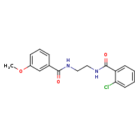 2-chloro-N-{2-[(3-methoxyphenyl)formamido]ethyl}benzamide