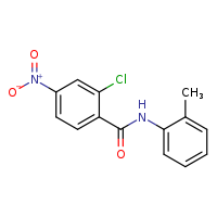 2-chloro-N-(2-methylphenyl)-4-nitrobenzamide