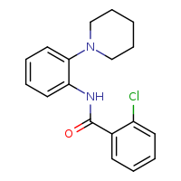 2-chloro-N-[2-(piperidin-1-yl)phenyl]benzamide