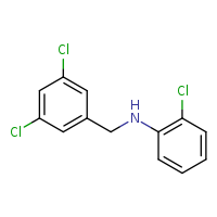 2-chloro-N-[(3,5-dichlorophenyl)methyl]aniline