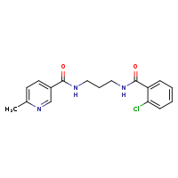 2-chloro-N-{3-[(6-methylpyridin-3-yl)formamido]propyl}benzamide