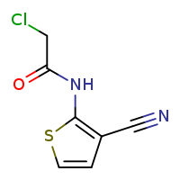 2-chloro-N-(3-cyanothiophen-2-yl)acetamide