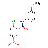 2-chloro-N-(3-methoxyphenyl)-5-nitrobenzamide