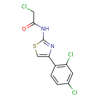 2-chloro-N-[4-(2,4-dichlorophenyl)-1,3-thiazol-2-yl]acetamide