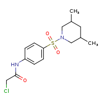 2-chloro-N-[4-(3,5-dimethylpiperidin-1-ylsulfonyl)phenyl]acetamide