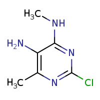 2-chloro-N4,6-dimethylpyrimidine-4,5-diamine