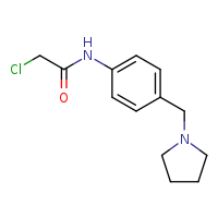 2-chloro-N-[4-(pyrrolidin-1-ylmethyl)phenyl]acetamide
