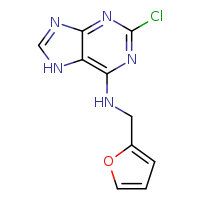 2-chloro-N-(furan-2-ylmethyl)-7H-purin-6-amine