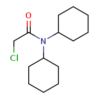 2-chloro-N,N-dicyclohexylacetamide