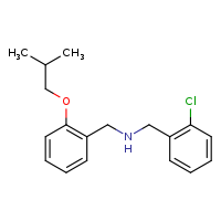 [(2-chlorophenyl)methyl]({[2-(2-methylpropoxy)phenyl]methyl})amine