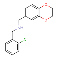 [(2-chlorophenyl)methyl](2,3-dihydro-1,4-benzodioxin-6-ylmethyl)amine