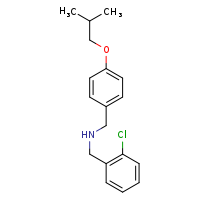 [(2-chlorophenyl)methyl]({[4-(2-methylpropoxy)phenyl]methyl})amine