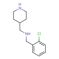 [(2-chlorophenyl)methyl](piperidin-4-ylmethyl)amine