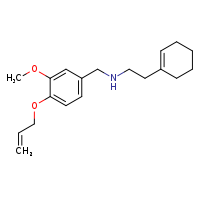 [2-(cyclohex-1-en-1-yl)ethyl]({[3-methoxy-4-(prop-2-en-1-yloxy)phenyl]methyl})amine