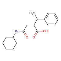2-[(cyclohexylcarbamoyl)methyl]-3-phenylbutanoic acid