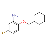 2-(cyclohexylmethoxy)-5-fluoroaniline
