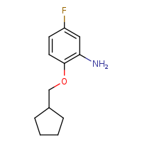 2-(cyclopentylmethoxy)-5-fluoroaniline