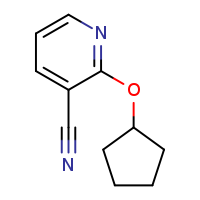 2-(cyclopentyloxy)pyridine-3-carbonitrile