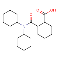 2-(dicyclohexylcarbamoyl)cyclohexane-1-carboxylic acid