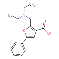 2-[(diethylamino)methyl]-5-phenylfuran-3-carboxylic acid
