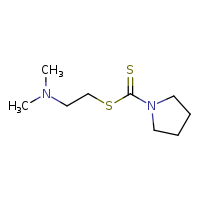 2-(dimethylamino)ethyl pyrrolidine-1-carbodithioate