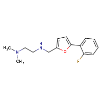 [2-(dimethylamino)ethyl]({[5-(2-fluorophenyl)furan-2-yl]methyl})amine