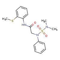 2-[(dimethylsulfamoyl)(phenyl)amino]-N-[2-(methylsulfanyl)phenyl]acetamide