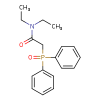 2-(diphenylphosphoroso)-N,N-diethylacetamide