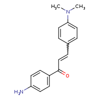 (2E)-1-(4-aminophenyl)-3-[4-(dimethylamino)phenyl]prop-2-en-1-one
