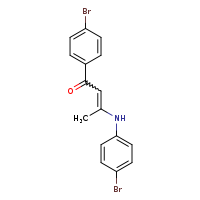 (2E)-1-(4-bromophenyl)-3-[(4-bromophenyl)amino]but-2-en-1-one
