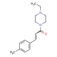 (2E)-1-(4-ethylpiperazin-1-yl)-3-(4-methylphenyl)prop-2-en-1-one