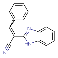 (2E)-2-(1H-1,3-benzodiazol-2-yl)-3-phenylprop-2-enenitrile
