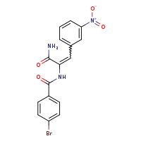 (2E)-2-[(4-bromophenyl)formamido]-3-(3-nitrophenyl)prop-2-enamide