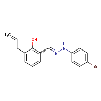 2-[(E)-[2-(4-bromophenyl)hydrazin-1-ylidene]methyl]-6-(prop-2-en-1-yl)phenol