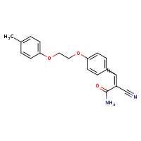 (2E)-2-cyano-3-{4-[2-(4-methylphenoxy)ethoxy]phenyl}prop-2-enamide