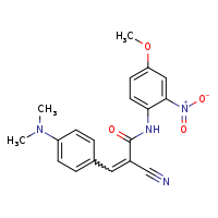 (2E)-2-cyano-3-[4-(dimethylamino)phenyl]-N-(4-methoxy-2-nitrophenyl)prop-2-enamide