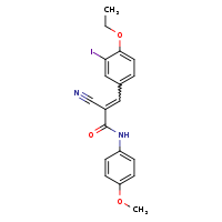 (2E)-2-cyano-3-(4-ethoxy-3-iodophenyl)-N-(4-methoxyphenyl)prop-2-enamide