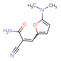 (2E)-2-cyano-3-[5-(dimethylamino)furan-2-yl]prop-2-enamide